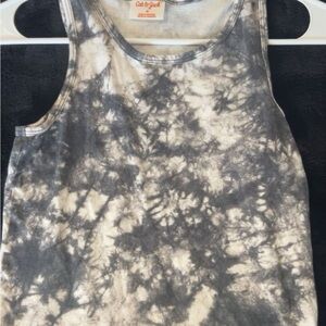Cat & Jack Monochrome Tie-Dye Tank
